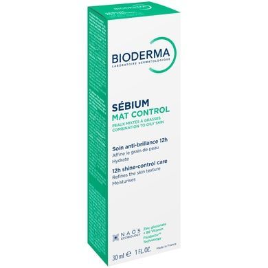Матувальний крем для обличчя Bioderma Sebium Mat Control, 30 мл на KRKR.COM.UA