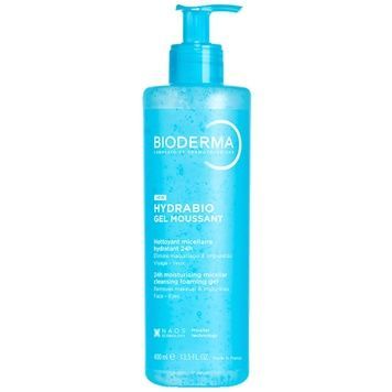 Очищувальний гель Bioderma Hydrabio 24hr Hydrating Micellar Foaming Cleansing Gel, 400 мл на KRKR.COM.UA