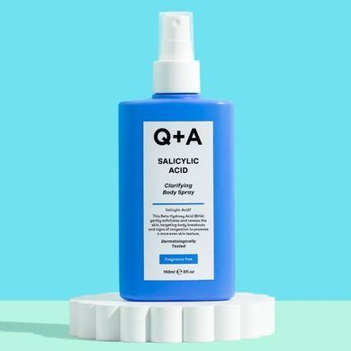 Спрей для тіла з саліциловою кислотою Q+A Salicylic Acid Body Mist, 150 мл на KRKR.COM.UA