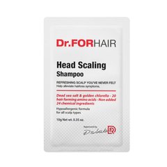 Шампунь з частинками солі для глибокого очищення шкіри голови Dr.FORHAIR Head Scaling Shampoo, Тестер 10мл Купити в Україні