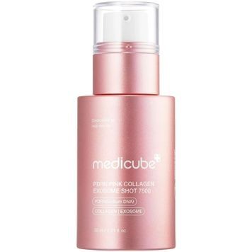 Регенеруюча сироватка з полінуклеотидами, екзосомами та спікулами Medicube PDRN Pink Collagen Exosome Shot 7500, 30 мл на KRKR.COM.UA