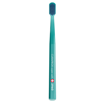 Зубна щітка Curaprox CS 3960 Super Soft, Бірюзовий - синій на KRKR.COM.UA