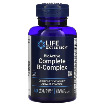 Активний B-комплекс Life Extension BioActive Complete B-Complex, 60 шт на KRKR.COM.UA