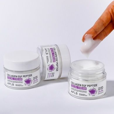 Крем для упругости и восстановления кожи с коллагеном, EGF и пептидами APLB Collagen EGF Peptide Facial Cream, 55 мл на KRKR.COM.UA