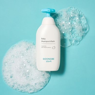 Дитячий шампунь і гель для купання GOONGBE Baby Shampoo & Bath, 350 мл на KRKR.COM.UA