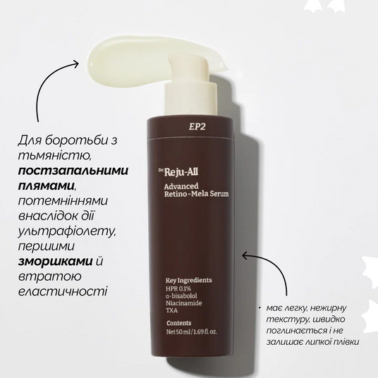 Dr.Reju-All Advanced Retino-Mela Serum, 30 мл❤️купить в Киеве