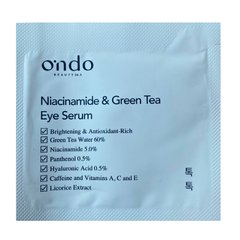 Сироватка з ніацинамідом для шкіри навколо очей Ondo Beauty 36.5 Niacinamide & Green Tea Eye Serum, Тестер, 1.5 мл Купити в Україні