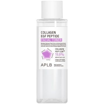 Тоник для упругости и восстановления кожи с коллагеном, EGF и пептидами APLB Collagen EGF Peptide Facial Toner, 160 мл на KRKR.COM.UA