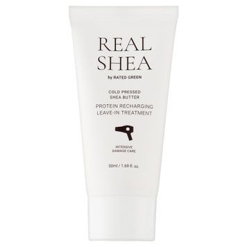 Термозахисний відновлюючий крем для волосся з маслом ши Rated Green Real Shea Gold Pressed Shea Butter Leave-in Treatment, 50 мл на KRKR.COM.UA