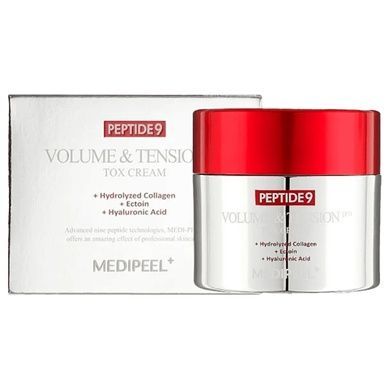 Антивозрастной лифтинг-крем с пептидами для упругости кожи лица MEDIPEEL Peptide 9 Volume & Tension Tox Cream Pro, 50 г на KRKR.COM.UA