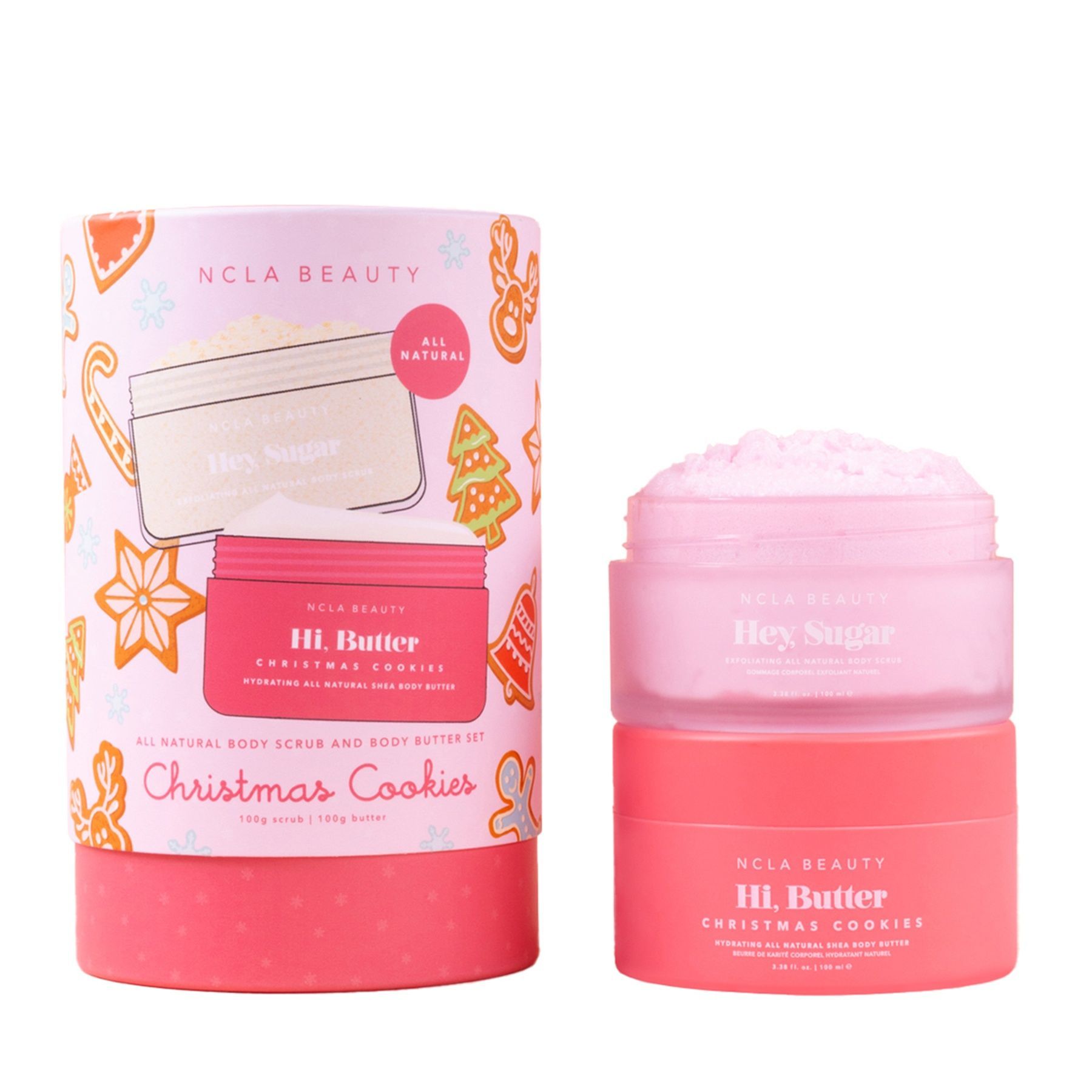 みるきぃまま クラウンベアとピンクローズのクリスマスギフトセット NCLA Beauty Christmas Cookies Body Care Gift Set, 2 в 1❤️купити