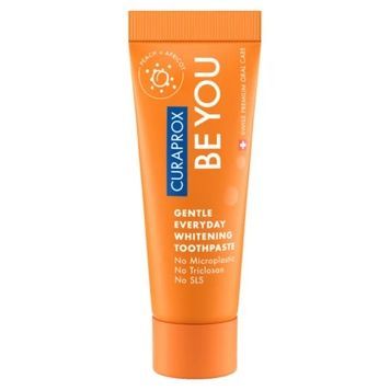 Зубна паста освітлююча Curaprox Be You "Peach & Apricot", 10 мл на KRKR.COM.UA