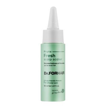 Освіжаюча маска-пілінг для очищення шкіри голови Dr.FORHAIR Phyto Fresh Scalp Scaler, 50 мл на KRKR.COM.UA
