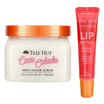 Набір для догляду за тілом та губами Tree Hut Coco & Strawberry Care Set, 2 в 1 на KRKR.COM.UA