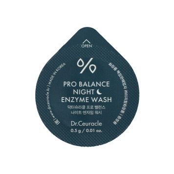 Вечірня ензимна пудра з пробіотиками Dr.Ceuracle Pro-Balance Night Enzyme Wash, 0.5 г, Саше (Тестер) на KRKR.COM.UA