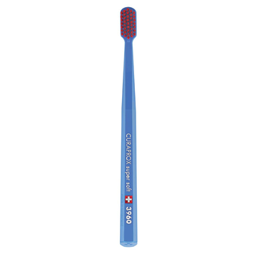 Зубная щетка Curaprox CS 3960 Super Soft, Голубой - красный на KRKR.COM.UA