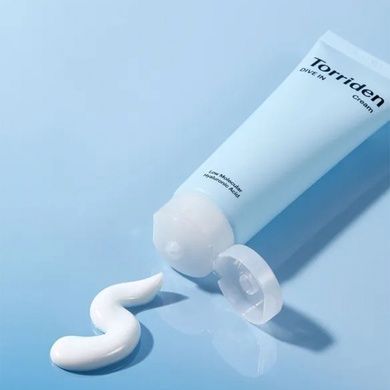 Зволожувальний крем з гіалуроновою кислотою Torriden DIVE-IN Low Molecular Hyaluronic Acid Cream, 80 мл на KRKR.COM.UA