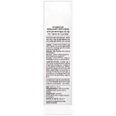 Точечный крем от воспалений с экстрактом чеснока и спикулами VT Garlic AC Reedle Shot Spot Cream, 15 мл на KRKR.COM.UA