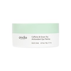 Гідрогелеві антиоксидантні патчі для шкіри навколо очей Ondo Beauty 36.5 Caffeine & Green Tea Antioxidant Eye Patches, 60 шт Купити в Україні