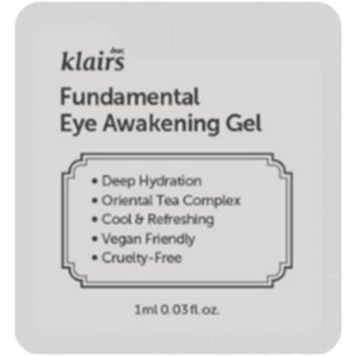 Гель для кожи вокруг глаз Dear Klairs Fundamental Eye Awekening Gel, 1 мл на KRKR.COM.UA