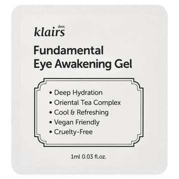 Гель для шкіри навколо очей Dear Klairs Fundamental Eye Awekening Gel, 1 мл на KRKR.COM.UA