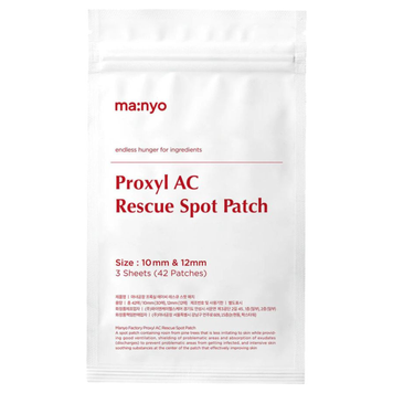 Патчи локальные для борьбы с воспалениями Manyo Proxyl AC Rescue Spot Patch, 42 шт на KRKR.COM.UA