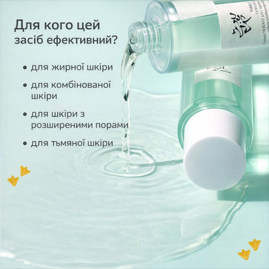 Відлущувальний тонер з екстрактом зеленої сливи та AHA і BHA кислотами Beauty of Joseon Green Plum Refreshing Toner: AHA + BHA, 150 мл на KRKR.COM.UA