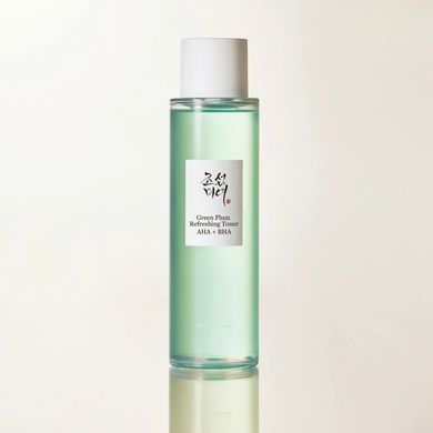 Відлущувальний тонер з екстрактом зеленої сливи та AHA і BHA кислотами Beauty of Joseon Green Plum Refreshing Toner: AHA + BHA, 150 мл на KRKR.COM.UA
