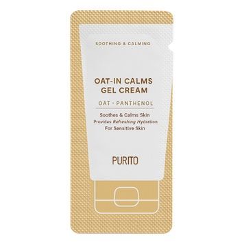 Успокаивающий гель-крем с водой из семян овса Purito SEOUL Oat-in Calming Gel Cream, 1 мл на KRKR.COM.UA