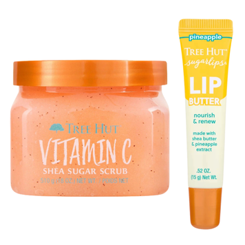 Набір для оновлення тіла та живлення губ Tree Hut Vitamin C & Pineapple Care Set, 2 в 1 на KRKR.COM.UA