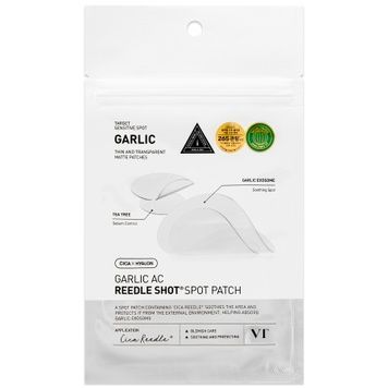 Точкові патчі з часником та спікулами для проблемної шкіри VT Garlic AC Reedle Shot Point Patch, 1 шт * 6 шт + 3 шт на KRKR.COM.UA