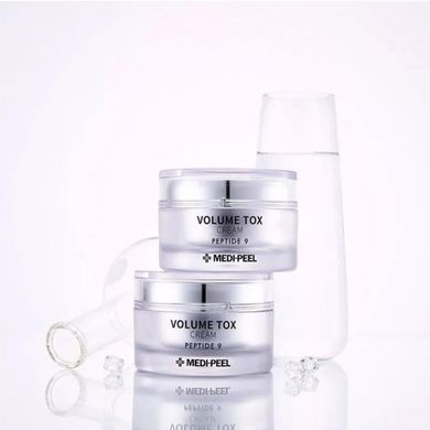 Антивозрастной пептидный крем для упругости кожи лица MEDIPEEL Peptide Volume Tox Cream Pro, 50 г на KRKR.COM.UA