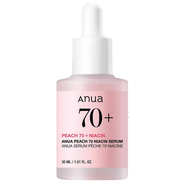 Осветляющая сыворотка с экстрактом персика и ниацинамидом Anua Peach 70 Niacin Serum, 30 мл на KRKR.COM.UA