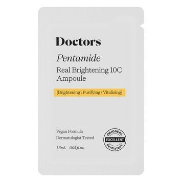 Сироватка для освітлення та рівного тону шкіри Doctors Pentamide Real Brightening 10C Ampoule, 1.5 мл на KRKR.COM.UA