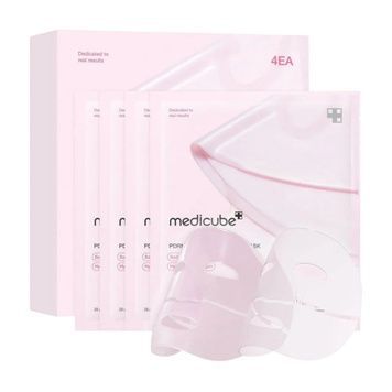 Гидрогелевая маска с PDRN и коллагеном Medicube PDRN Pink Collagen Gel Mask, 28 г * 4 шт на KRKR.COM.UA