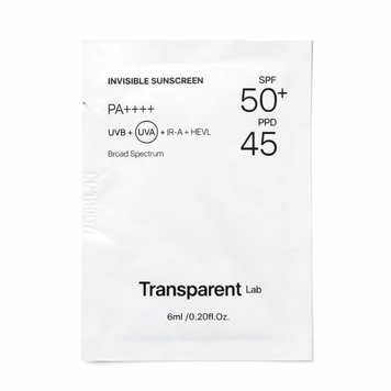 Невидимий сонцезахисний крем Transparent Lab Invisible Sunscreen SPF50+, 6 мл на KRKR.COM.UA