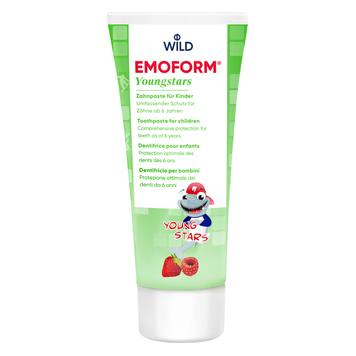 Зубна паста для дітей, 6-12 Dr. Wild Emoform Youngstars, 75 мл на KRKR.COM.UA