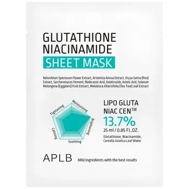 APLB Glutathione Niacinamide Sheet Mask