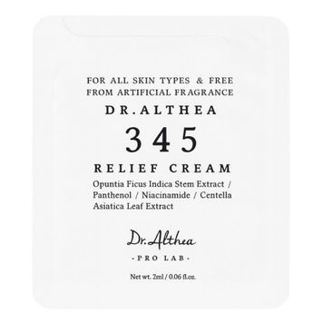 Відновлювальний крем для обличчя Dr.Althea 345 Relief Cream, 2 мл на KRKR.COM.UA