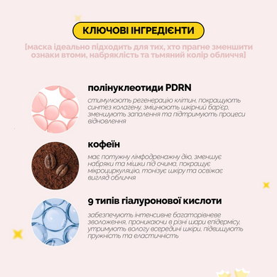 Нічна маска-плівка з полінуклеотидами та кофеїном Medicube PDRN Pink Caffeine Night Wrapping Mask, 75 мл на KRKR.COM.UA