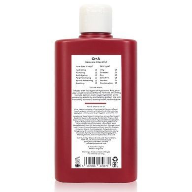 Молочный тонер для лица с гиалуроновой кислотой Q+A Hyaluronic Acid Milky Toner, 150 мл на KRKR.COM.UA