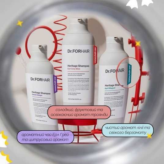 Dr.FORHAIR Heritage Shampoo Sweet Delight, 500 мл❤️купити в