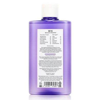 Тоник для лица с гликолевой кислотой Q+A Glycolic Acid Exfoliating Toner, 150 мл на KRKR.COM.UA