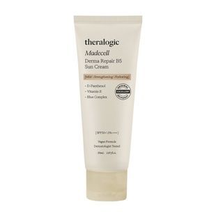Сонцезахисний крем для обличчя з освітлюючим ефектом Theralogic Madecell Derma Repair B5 Sun Cream SPF 50+, 50 мл Купити в Україні