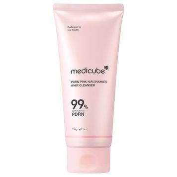 Очищающая пенка с полинуклеотидами и ниацинамидом Medicube PDRN Pink Niacinamide Whip Cleanser, 120 г на KRKR.COM.UA