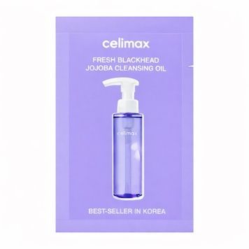 Очищающее масло с жожоба против черных точек celimax Derma Nature Fresh Blackhead Jojoba Cleansing Oil, 3 мл, Саше (Тестер) на KRKR.COM.UA