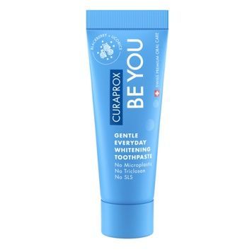 Зубна паста освітлююча Curaprox Be You "Blueberries & Licorice", 10 мл на KRKR.COM.UA