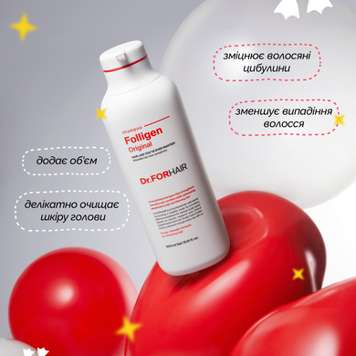 Шампунь проти випадіння волосся Dr.FORHAIR Folligen Shampoo, 300мл Купити в Україні