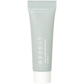 Увлажняющий солнцезащитный крем с растительным скваланом Needly Vegan Mild Moisture Sun SPF 50+ PA++++ , 10 мл на KRKR.COM.UA