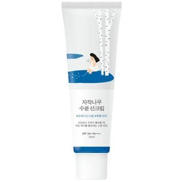 Сонцезахисний крем SPF50 PA++++ ROUND LAB Birch Juice Moisturizing Sunscreen, 50 мл на KRKR.COM.UA